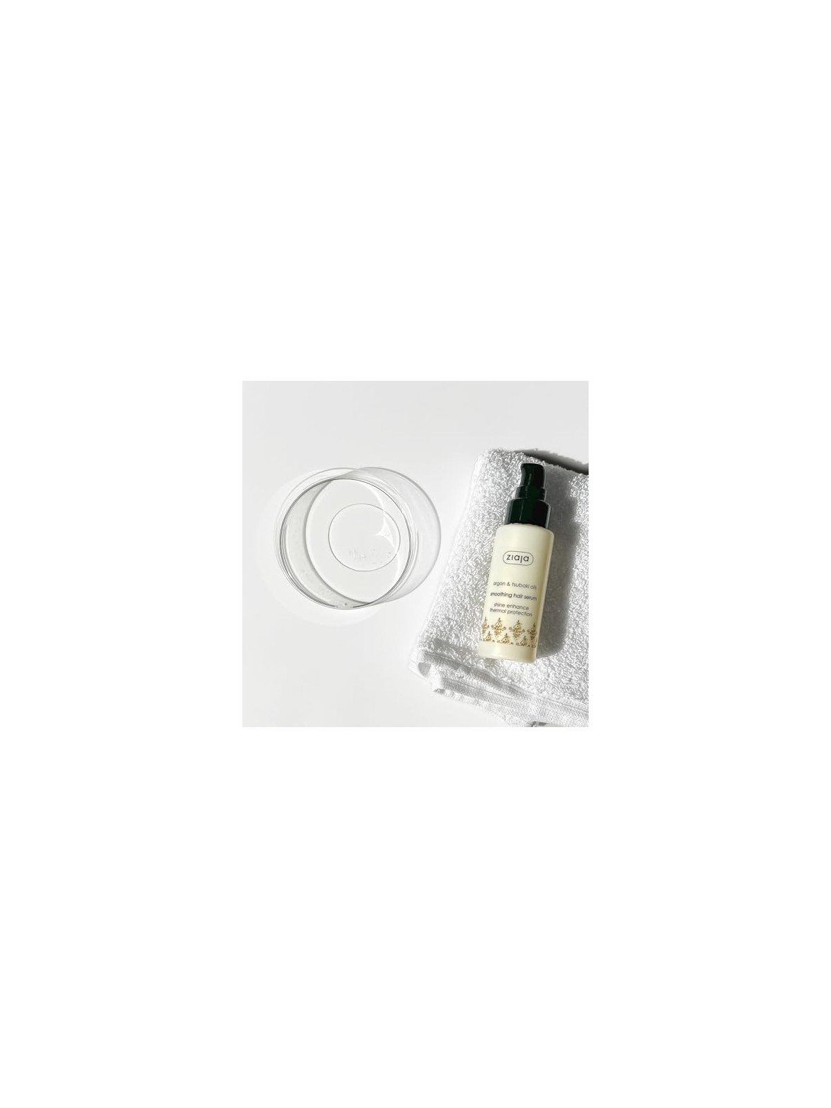 Siero lisciante per capelli secchi e danneggiati Ziaja Oli di Argan e Tsubaki 50ml