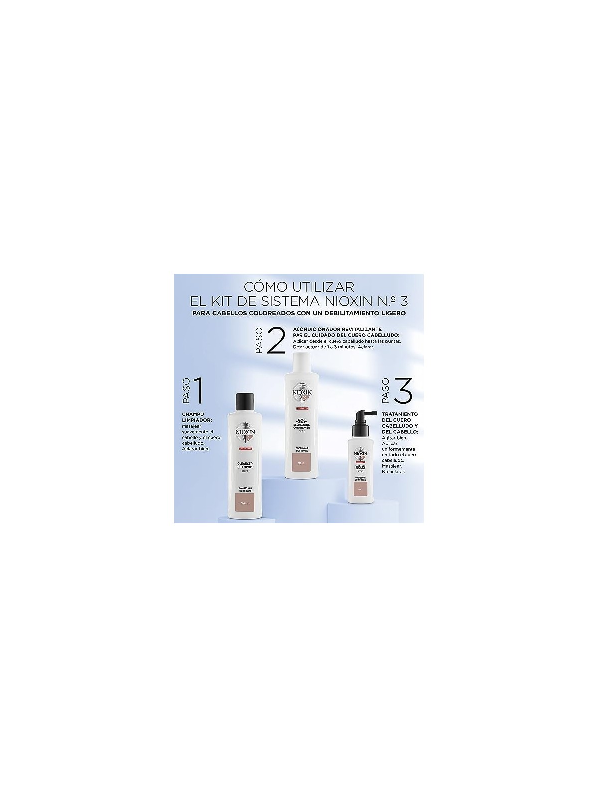 Nioxin System 3 Scalp & Hair Treatment 100ml Step 3