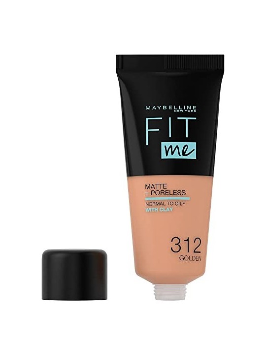 Fondotinta Maybelline FIT ME MATTE PORELESS 312-Golden