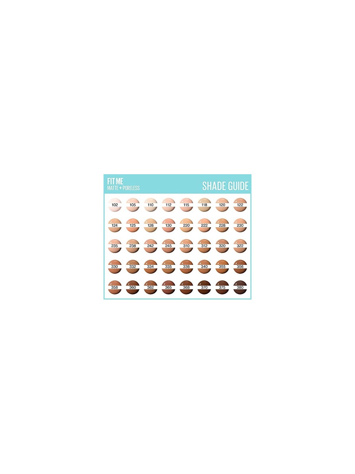 Fondotinta Maybelline FIT ME MATTE PORELESS 312-Golden