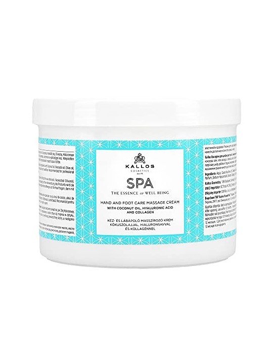Kallos SPA Crema per Massaggio Donna 500ml