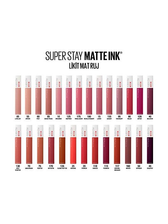 Maybelline SuperStay Liquid Ultra Matt Matte Ink 5 ml 80 Ruler