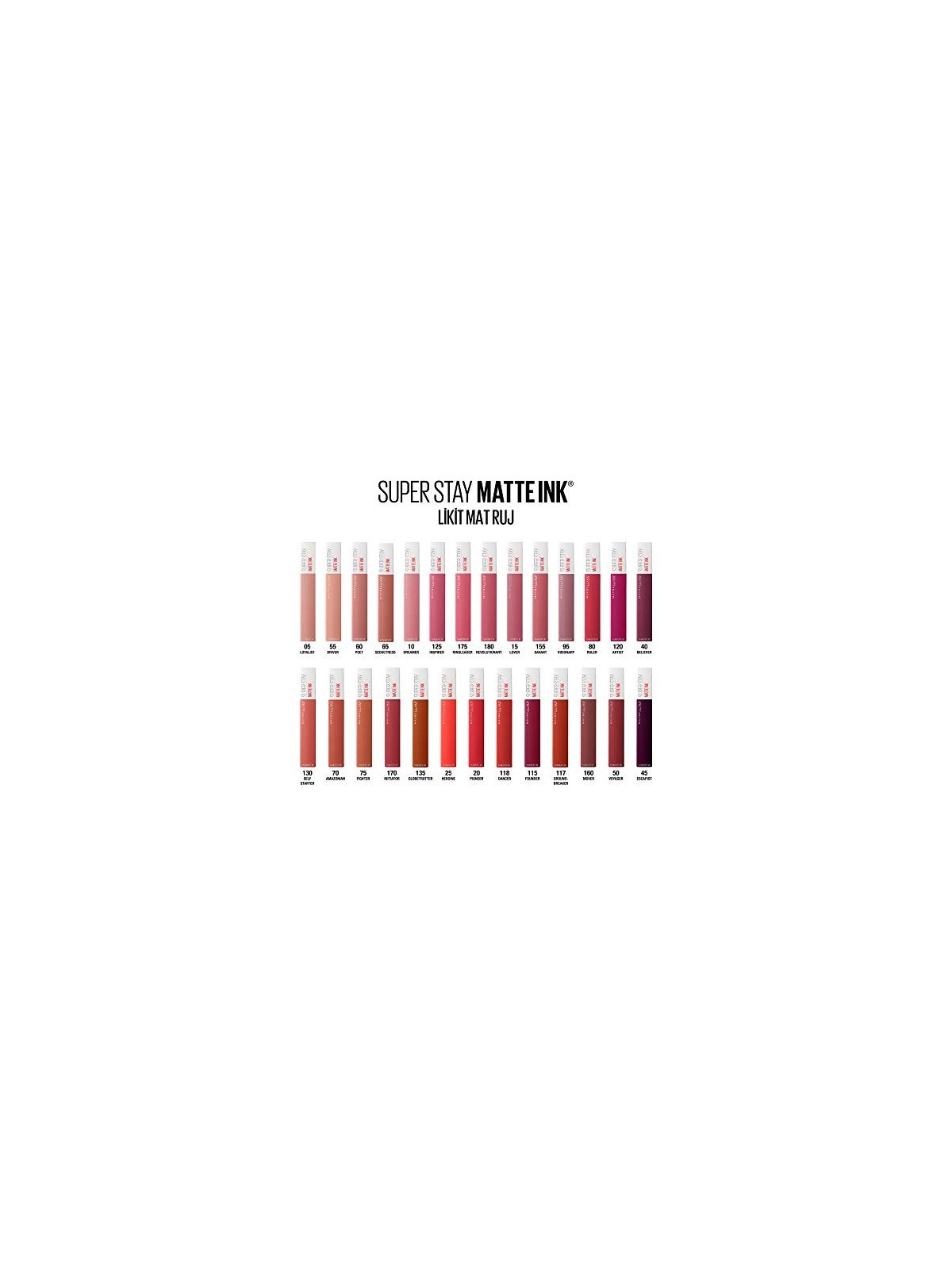 Maybelline SuperStay Liquid Ultra Matt Matte Ink 5 ml 80 Ruler