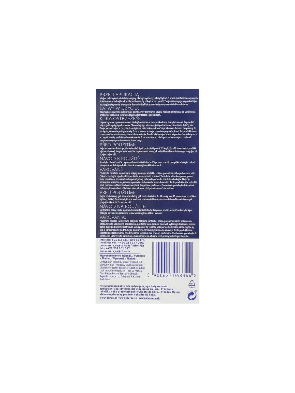 DUREX Gel stimolante orgasmico intenso 10ml