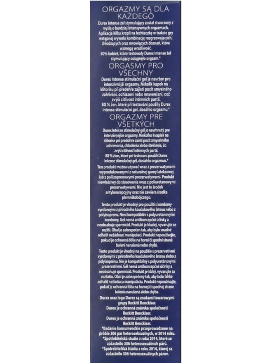 DUREX Gel stimolante orgasmico intenso 10ml