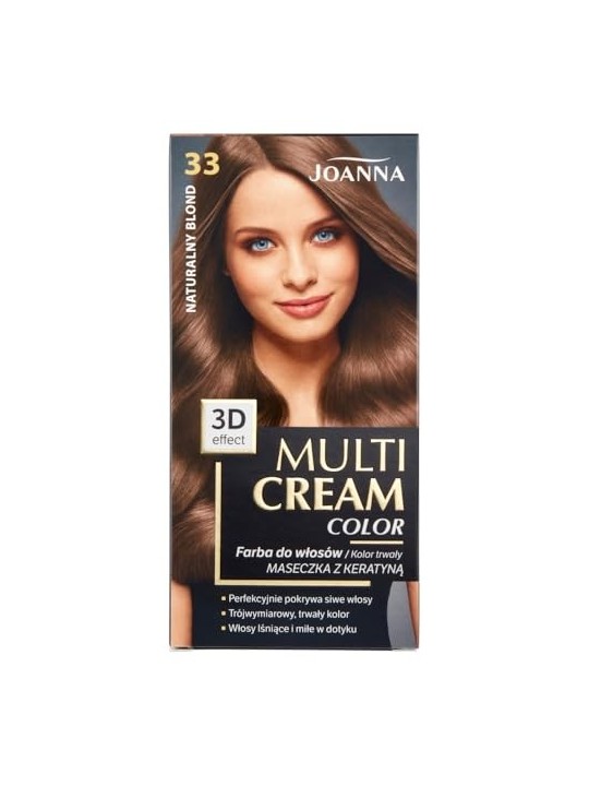 JOANNA Colore per capelli Multi Cream Color 33 Biondo Naturale