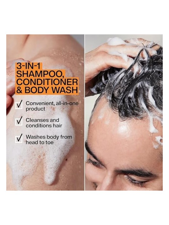 Redken Brews 3 in 1 Shampoo Balsam and Shower Gel 300ml