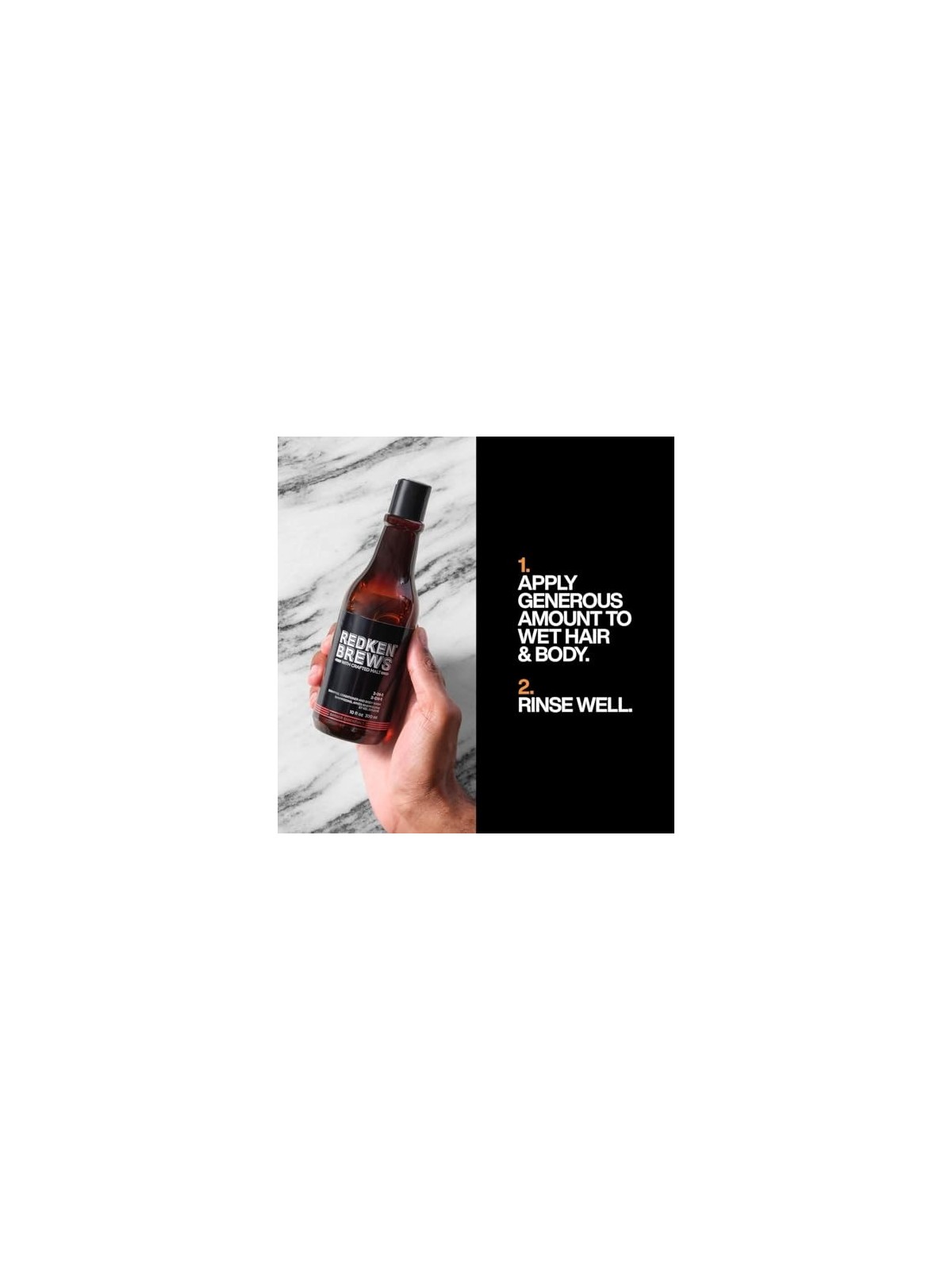 Redken Brews 3 in 1 Shampoo Balsam and Shower Gel 300ml