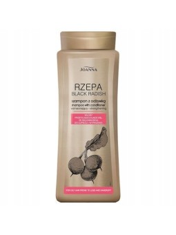 JOANNA Rzepa shampoo con balsamo per capelli cadenti e grassi 400ml