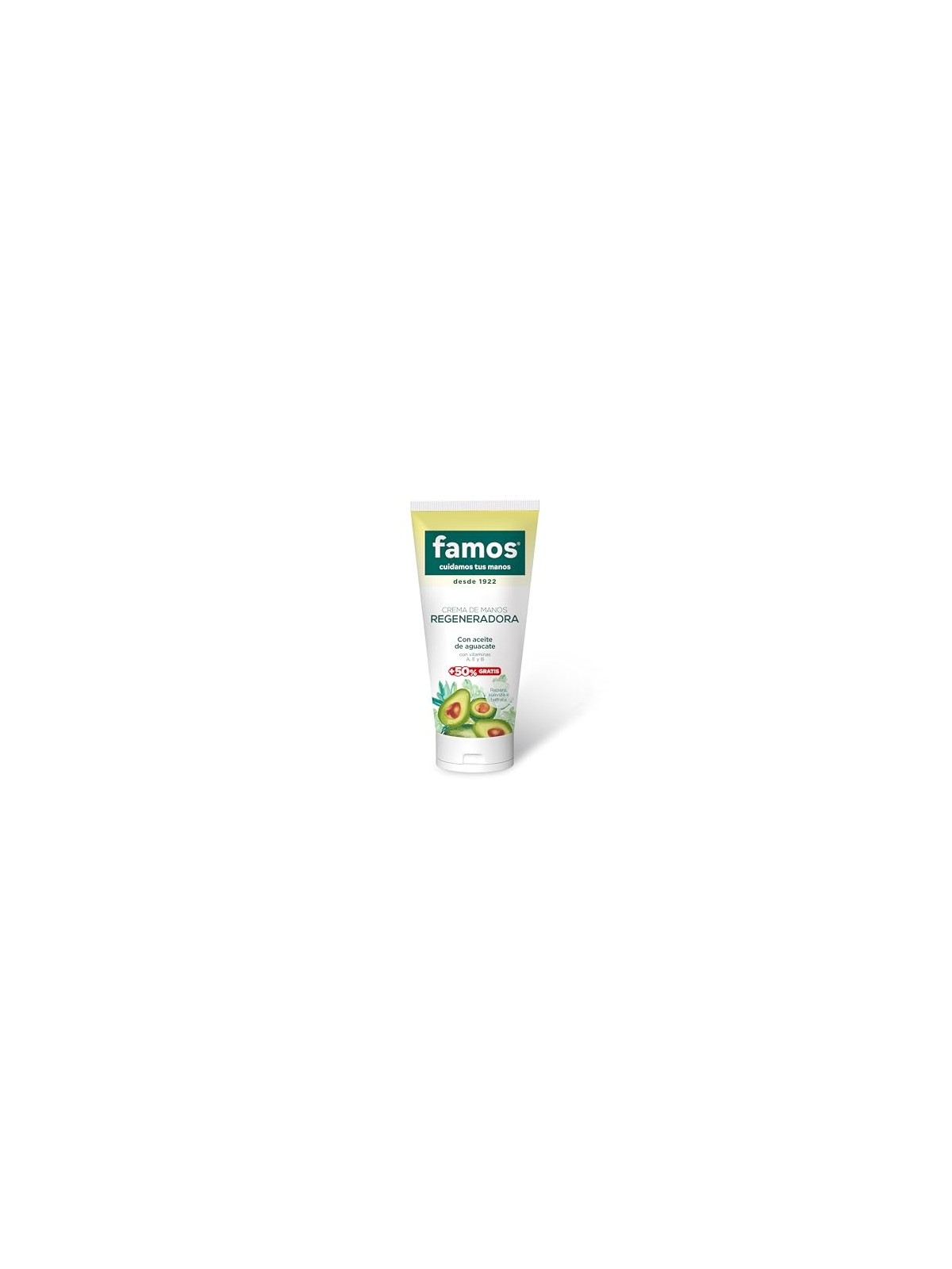 Crema mani rigenerante olio di avocado 75ml unisex Famos