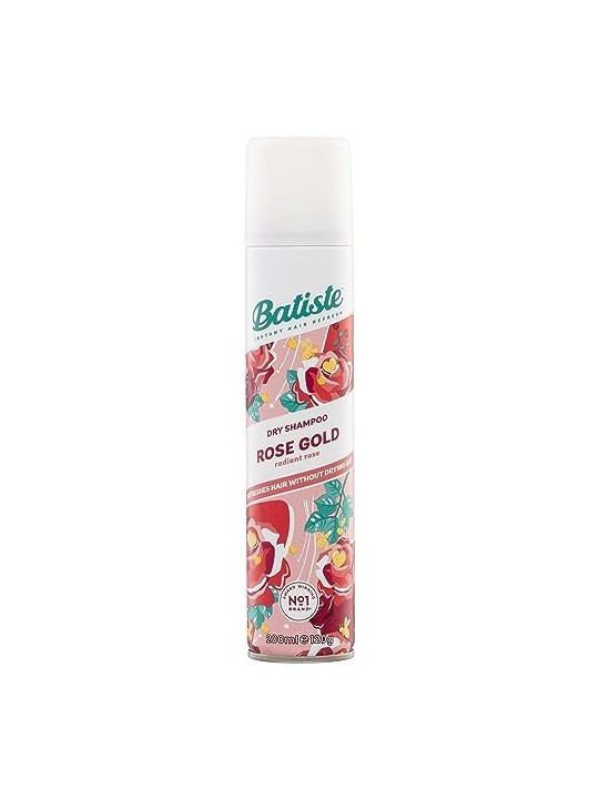 Batiste Dry Shampoo Rose Gold Shampoo per capelli normali con aroma di bergamotto e gelsomino donna 200ml