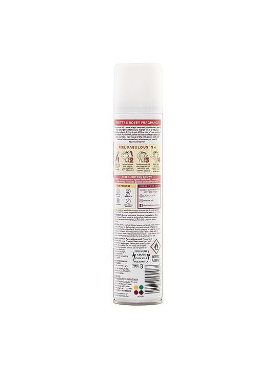 Batiste Dry Shampoo Rose Gold Shampoo per capelli normali con aroma di bergamotto e gelsomino donna 200ml