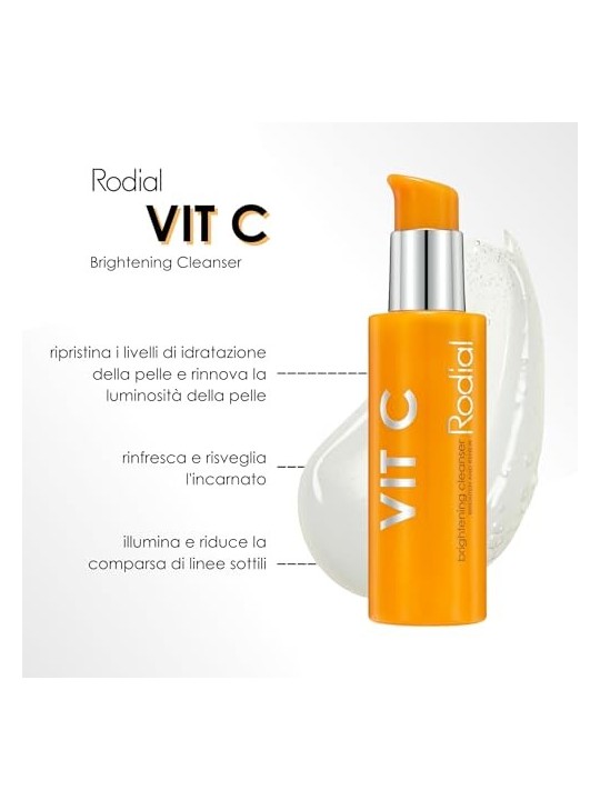 Rodial Vit C Brightening Cleanser donna 135ml Brighten & Renew RODIAL www.essenzetotalstyle.com 