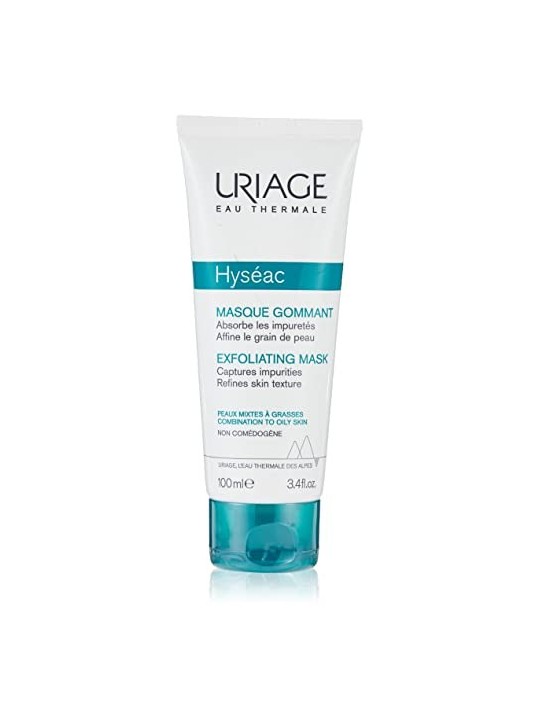 Uriage Hyséac Maschera esfoliante 100ml, pelle luminosa