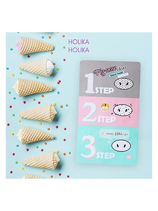 Kit Holika Holika 3 fasi naso maiale donna 70g
