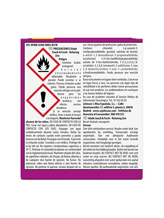 Brise UN TOUCH Ricarica Deodorante Ambiente Relax Zen 3 Unit