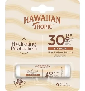 Hawaiian Tropic Lip Balm SPF30 Balsamo labbra idratante con protezione UV e fragranza tropicale donna 40g