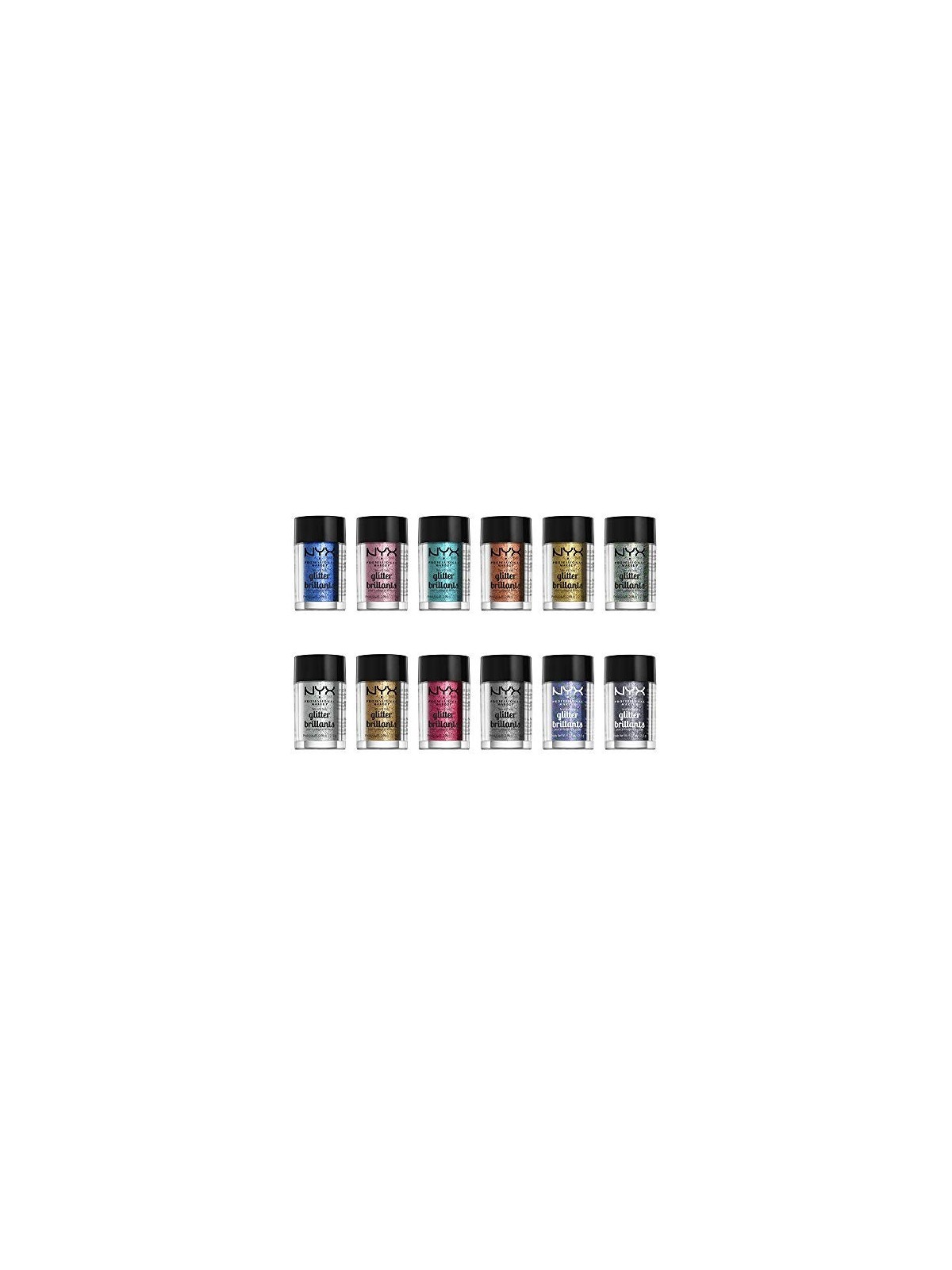 Nyx Professional Make Up GLITTER BRILLANTS per viso e corpo cristallo unisex