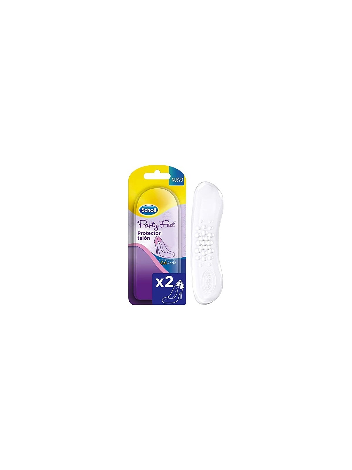 Scholl Party Feet Gelactiv Protettore per Tallone 1 Paio Unisex