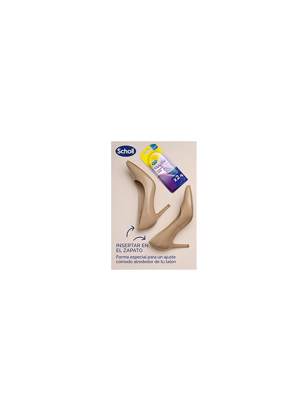 Scholl Party Feet Gelactiv Protettore per Tallone 1 Paio Unisex