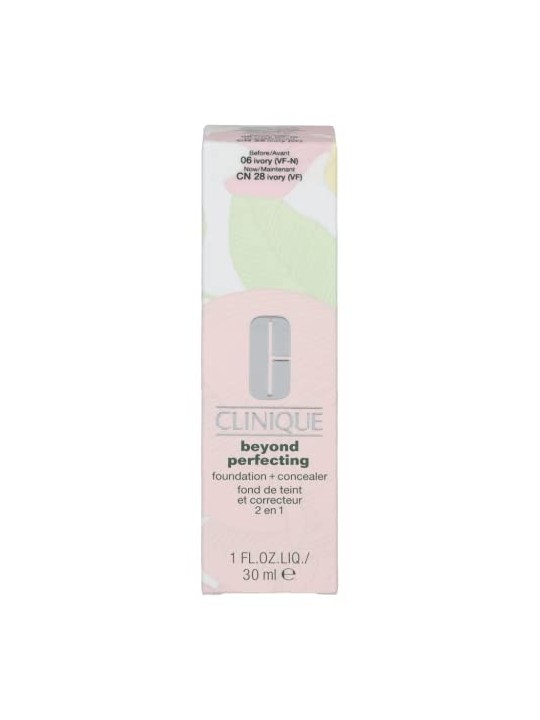 Beyond Perfecting Foundation  Concealer fondotinta altamente coprente e correttore in uno 06 Ivory 30ml