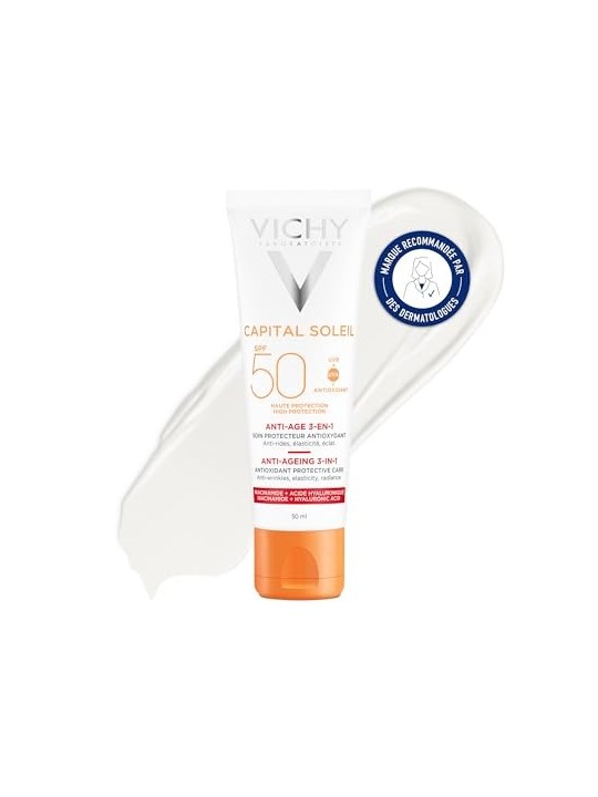Vichy Soleil Anti-Age Face SPF50 donna 50ml