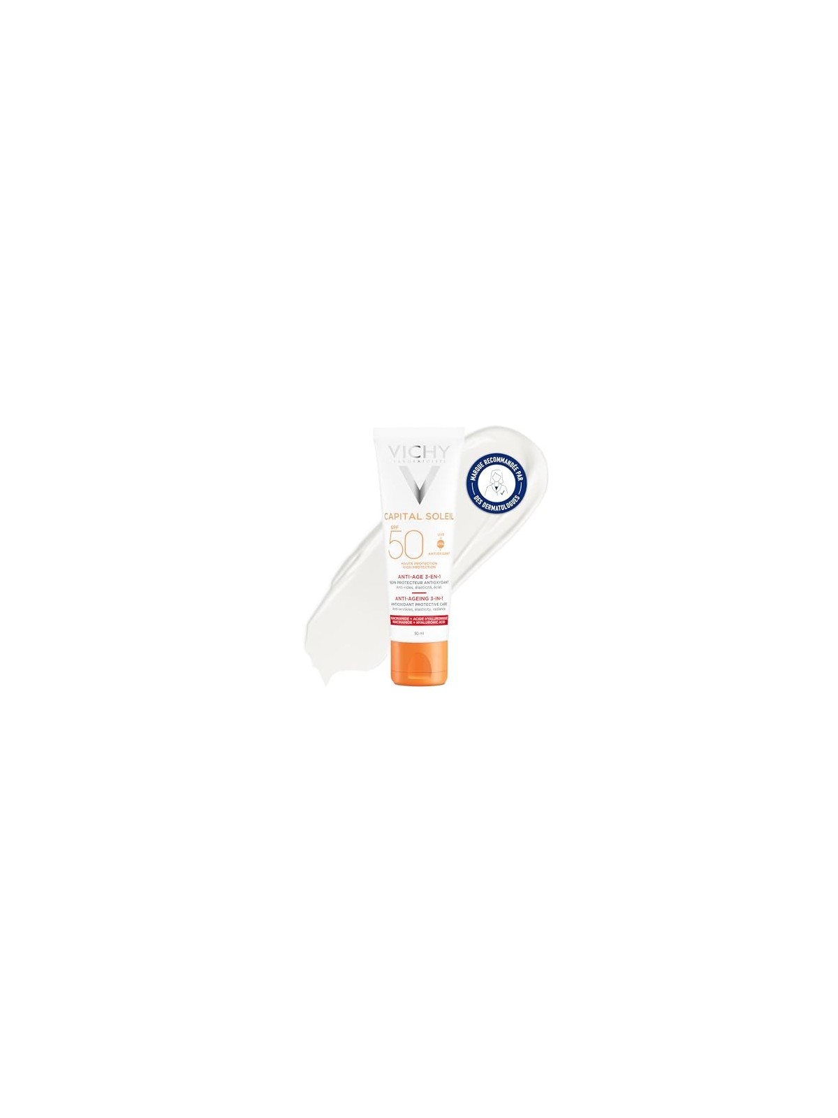 Vichy Soleil Anti-Age Face SPF50 donna 50ml