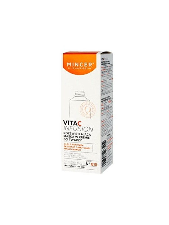 Maschera Crema Viso Illuminante Vita C Infusion No615 75ml