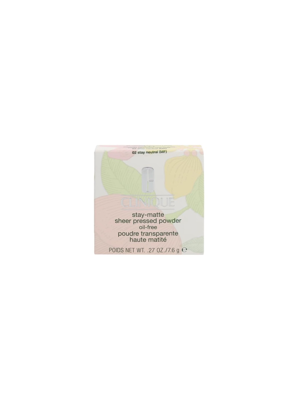 Clinique Stay-Matte Sheer Pressed Powder donna 7,6g 02 Stay Nutral Numero 02 Stay Neutral MF