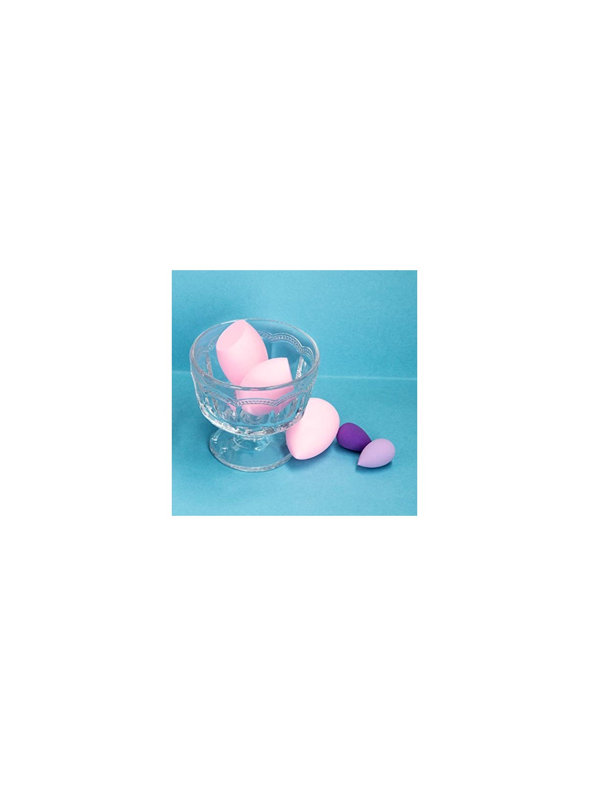 Spugna Per Sfumatura A Forma Di Oliva Rosa Chiaro