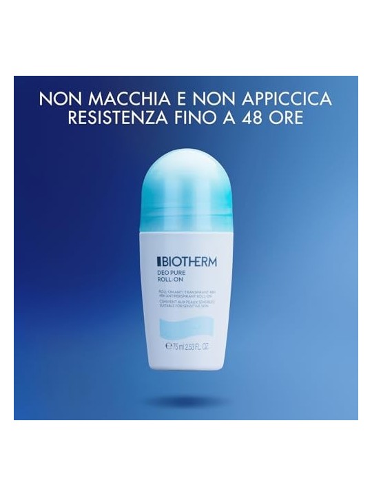 Biotherm Deo Pure Antiperspirant Roll-On 75ml