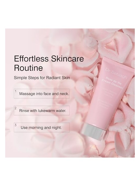 DR SEBAGH Crema Detergente per il Viso alla Rosa De Vie 100ml donna DR SEBAGH www.essenzetotalstyle.com 