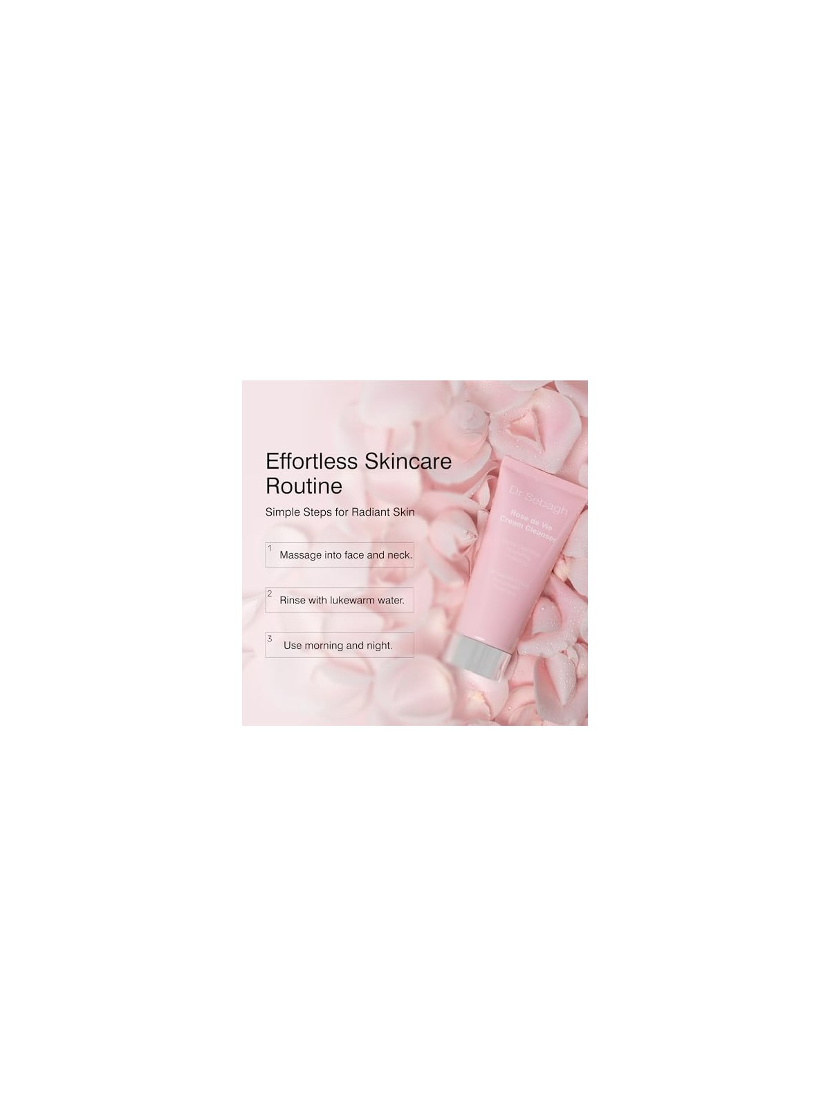 DR SEBAGH Crema Detergente per il Viso alla Rosa De Vie 100ml donna DR SEBAGH www.essenzetotalstyle.com 