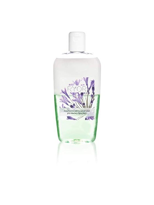 RYOR Detergente e Tonificante Emulsione Struccante Bifasica per Tutti i Tipi di Pelle 300ml Unisex