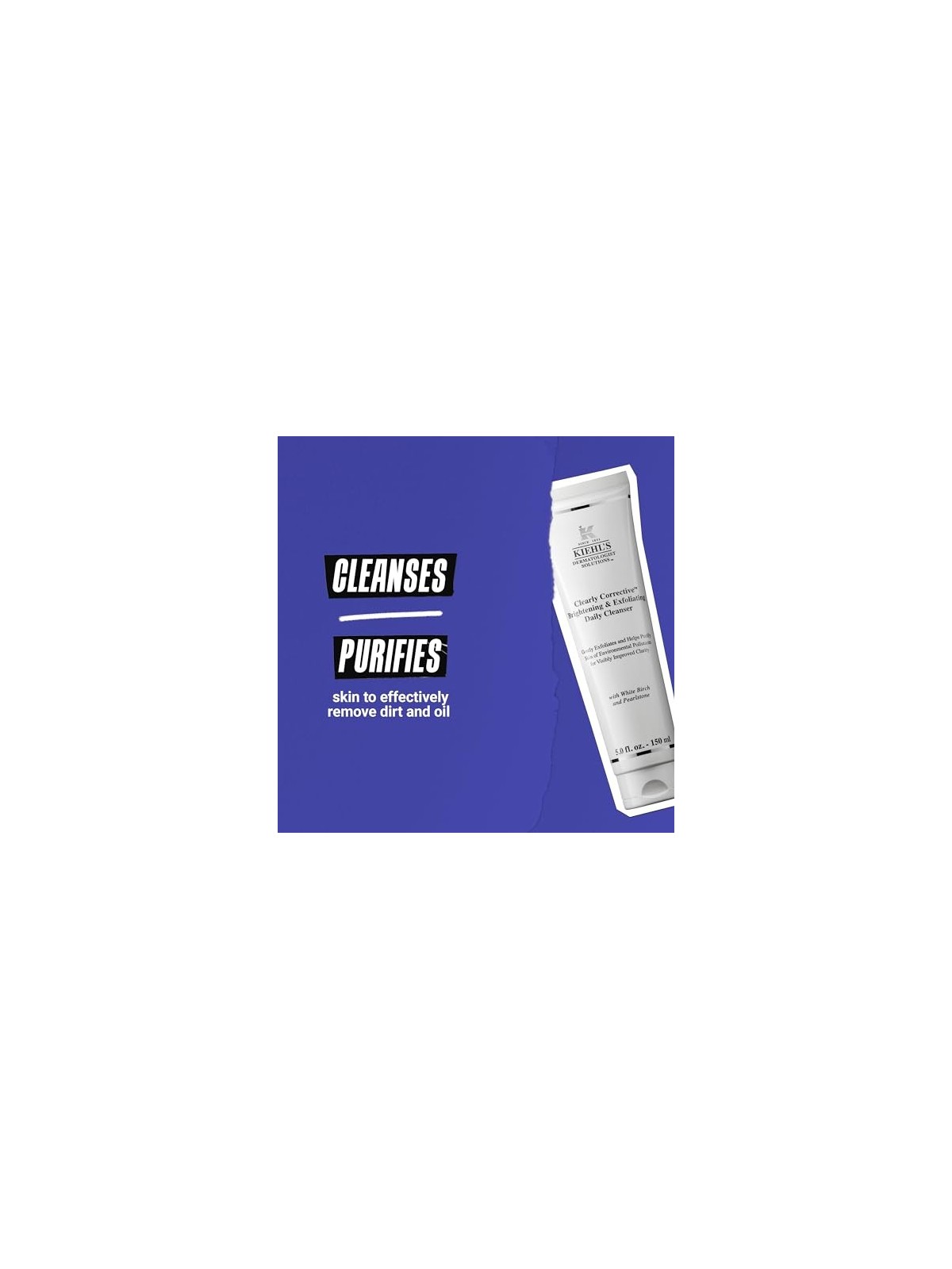 Kiehlï¿½ï¿½ï¿½s Clearly Corrective Bright.&Exfoliating Daily Cleansr unisex 150ml