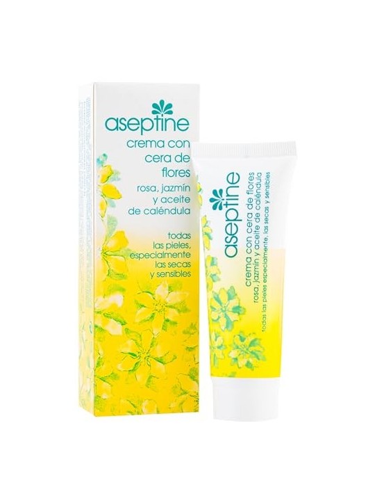 Crema con cera di fiori per una pelle idratata