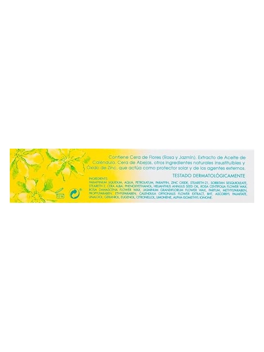 Crema con cera di fiori per una pelle idratata