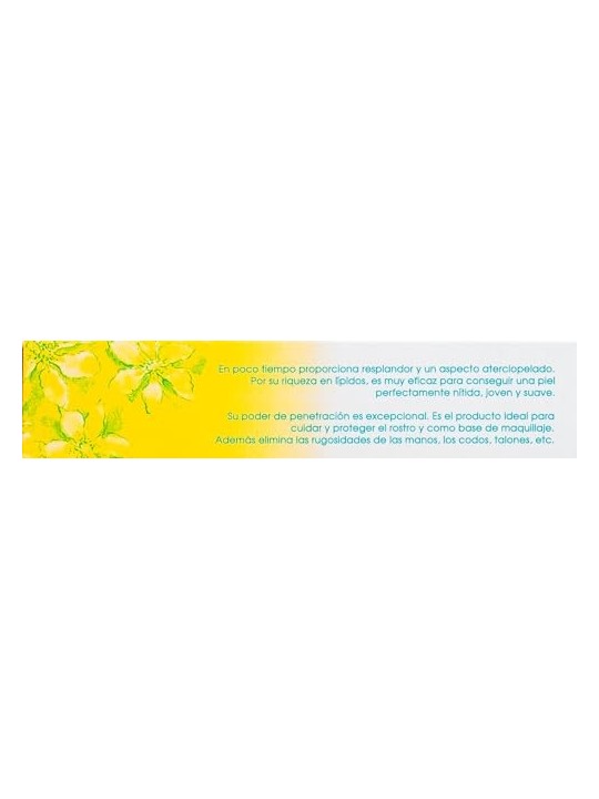 Crema con cera di fiori per una pelle idratata