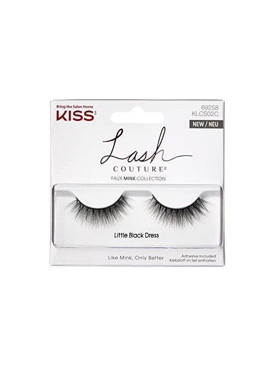 Kiss My Face Lash Couture 1 paio Ciglia finte lussuose donna Little Black Dress