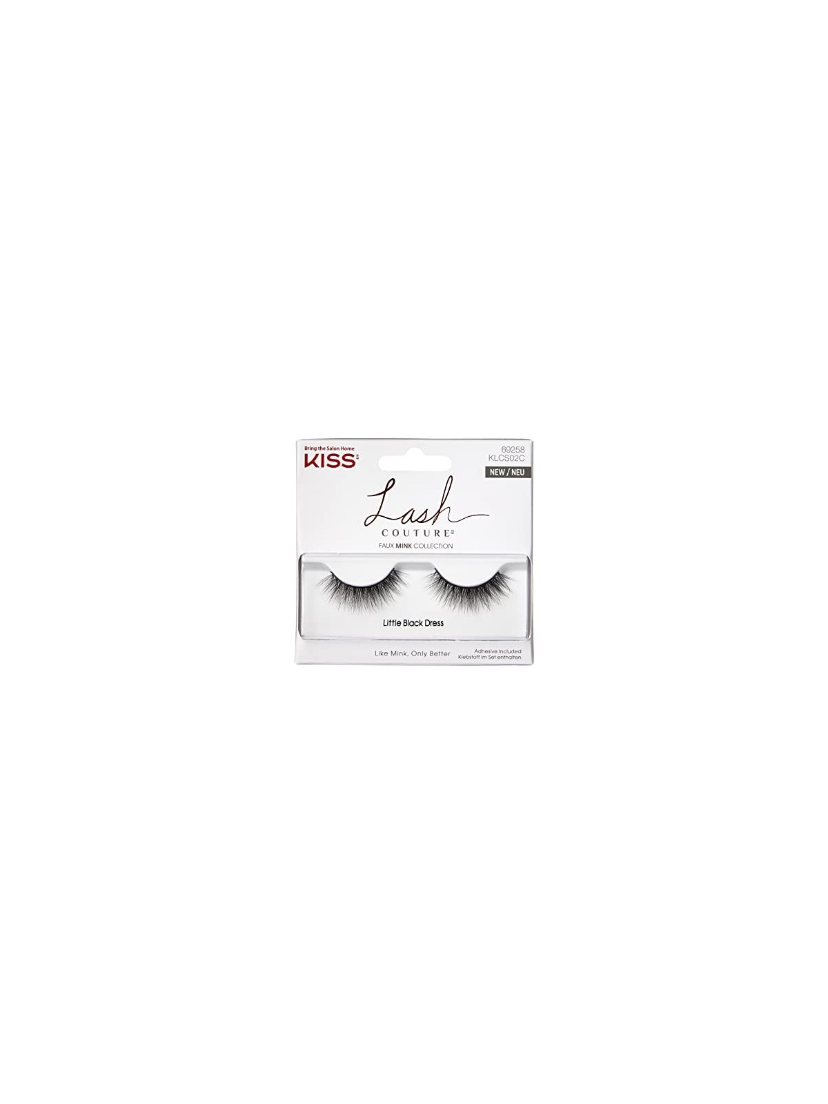 Kiss My Face Lash Couture 1 paio Ciglia finte lussuose donna Little Black Dress