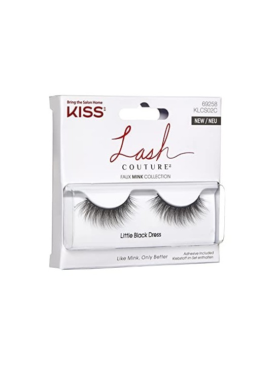 Kiss My Face Lash Couture 1 paio Ciglia finte lussuose donna Little Black Dress
