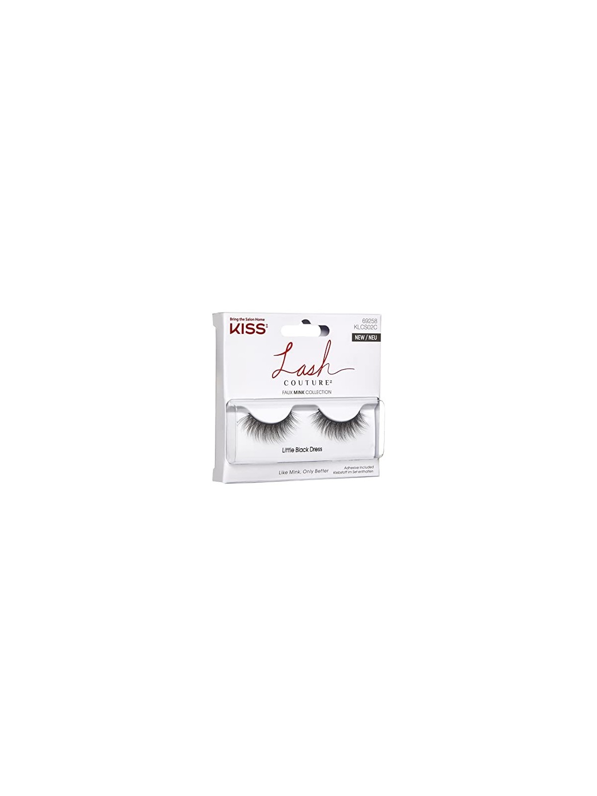 Kiss My Face Lash Couture 1 paio Ciglia finte lussuose donna Little Black Dress