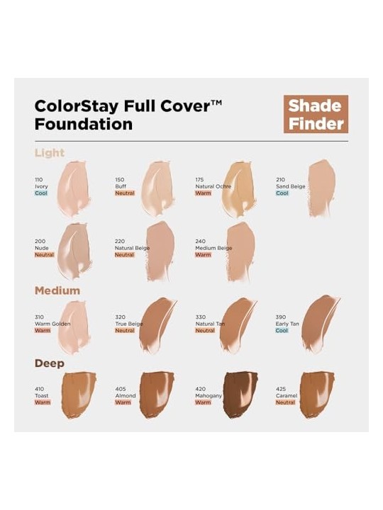 Fondotinta Revlon COLORSTAY FULL COVER 320 True Beige 30ml