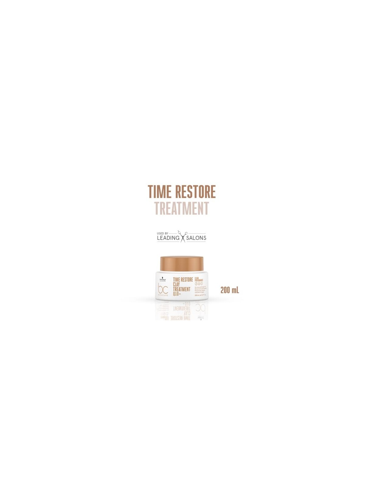 Schwarzkopf Professional BC Bonacure Q10 Time Restore Maschera trattamento allargilla donna 200ml