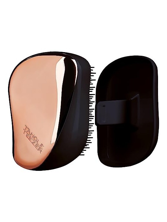 Tangle Teezer Compact Styler Detangling Hair Brush Rose Gold Black