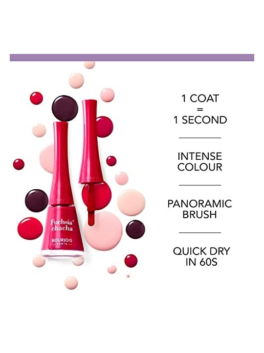 Bourjois 1 Second Gel Nail Polish 9ml No. 09 Let's Get Redy