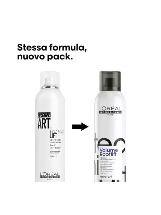 LOrï¿½ï¿½al Professionnel TangentArt Volume Lift Schiuma per volume dei capelli dalle radici donna 250ml