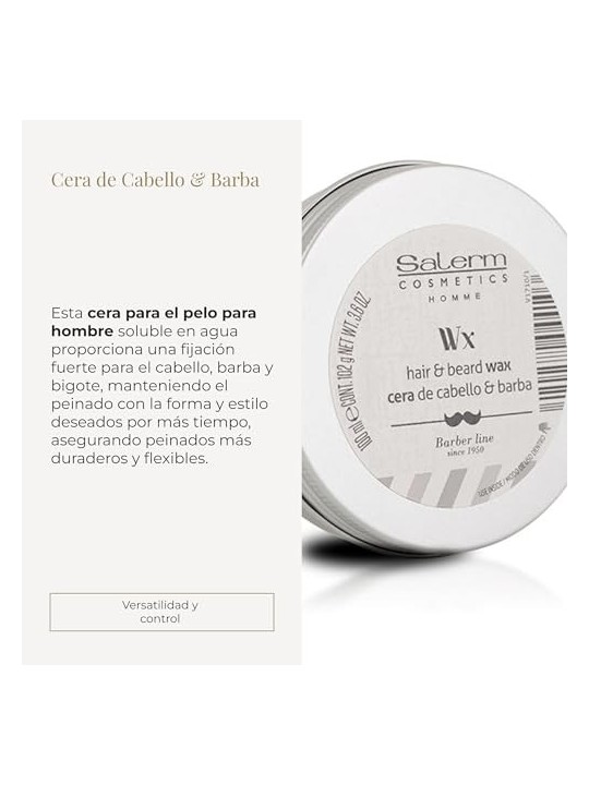 Salerm HOMME cera per capelli e barba 100ml uomo