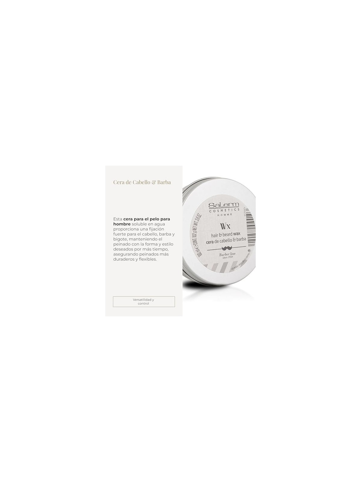 Salerm HOMME cera per capelli e barba 100ml uomo