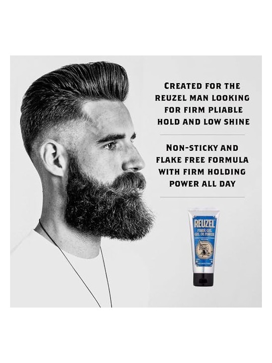 Gel per capelli uomo REUZEL Fiber Gel 100ml